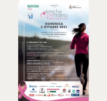 Locandina – CAMMINATA CON AMICHE PER MANO