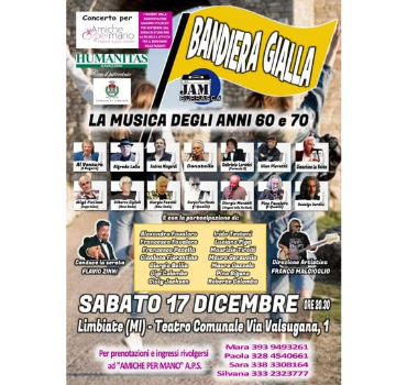 Locandina – CONCERTO PER AMICHE PER MANO
