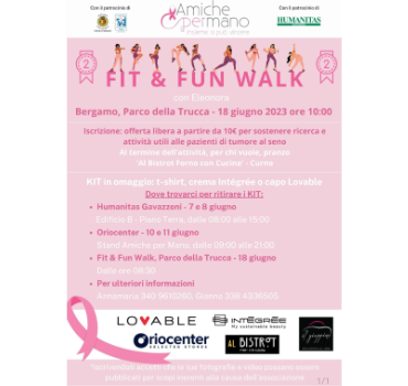 Locandina – FIT & FUN WALK - 18 GIUGNO 2023